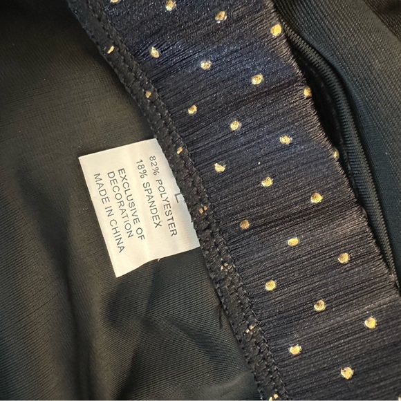 Strappy Black Halter High Thigh Bikini Set Gold Rings Womens Large - Picture 3 of 5